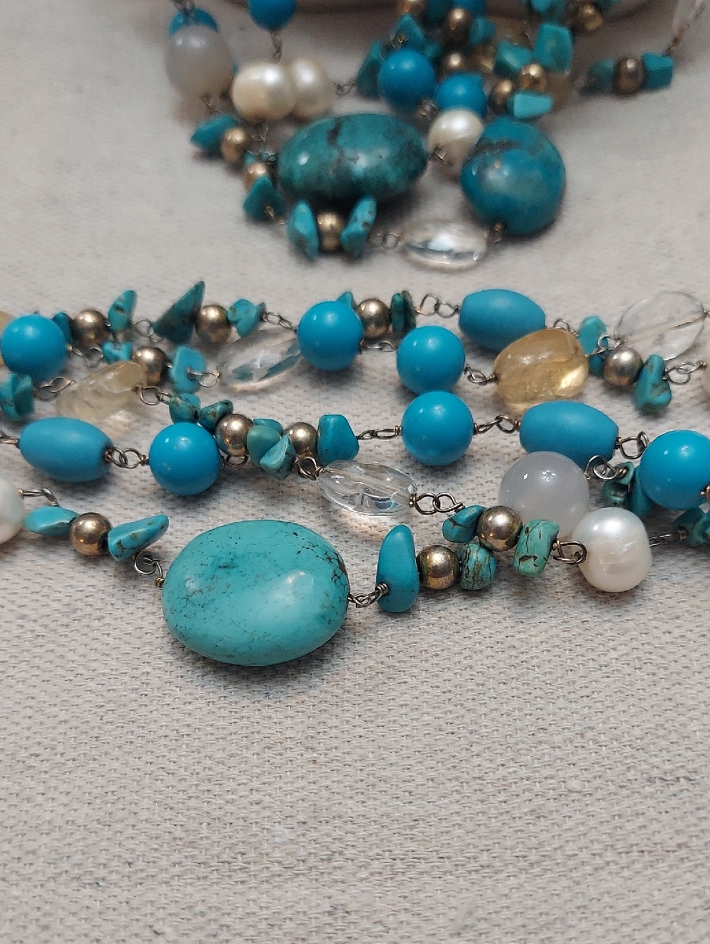 Multi-strand Turquoise Set - Picture 3 of 8